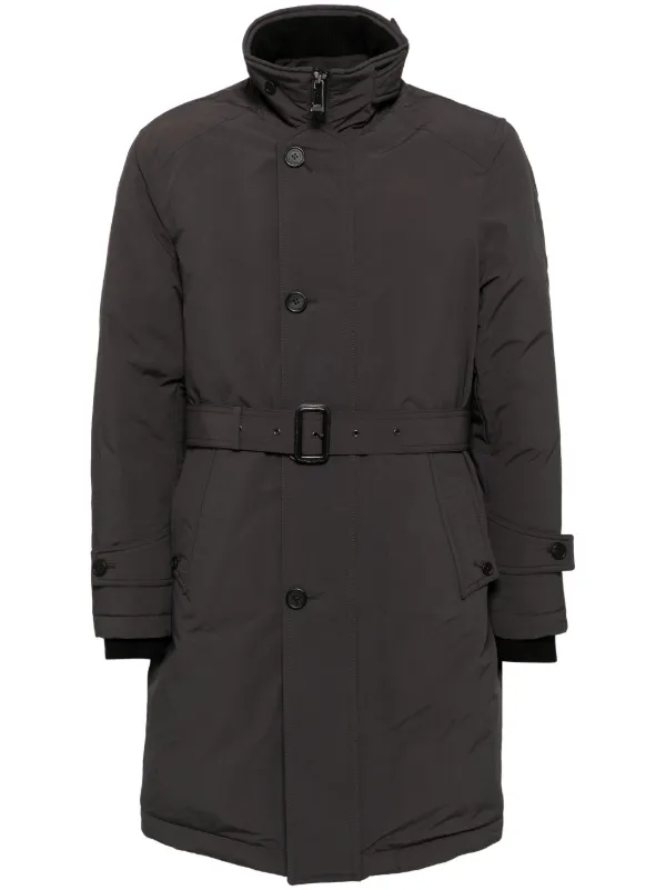 Man On The Long Down Coat Grey FARFETCH PH