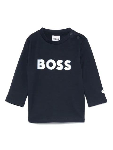 BOSS Kidswear playera con logo estampado
