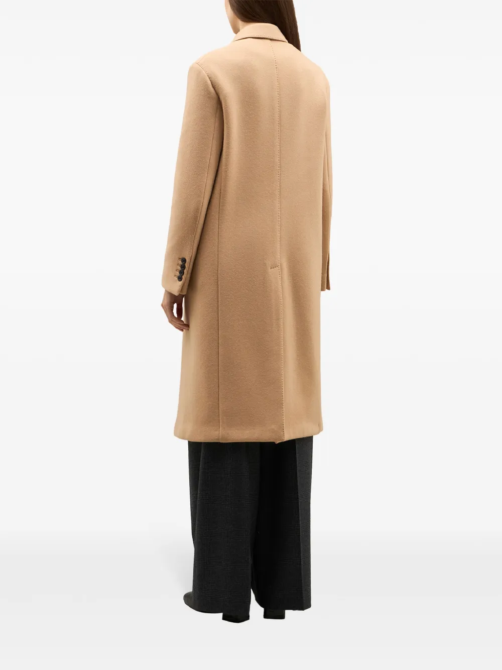 Shop Boglioli Double-breasted Coat In Brown