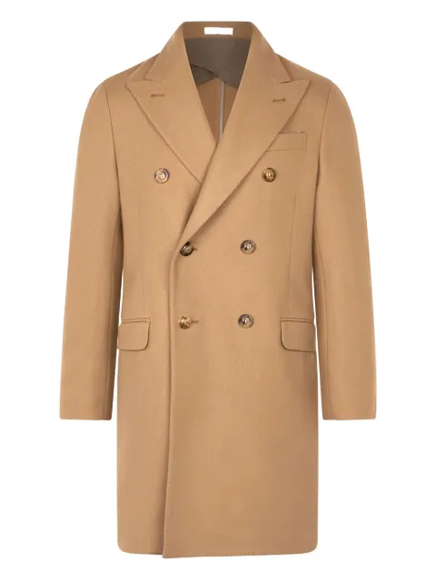 Boglioli double-breasted horn-button coat