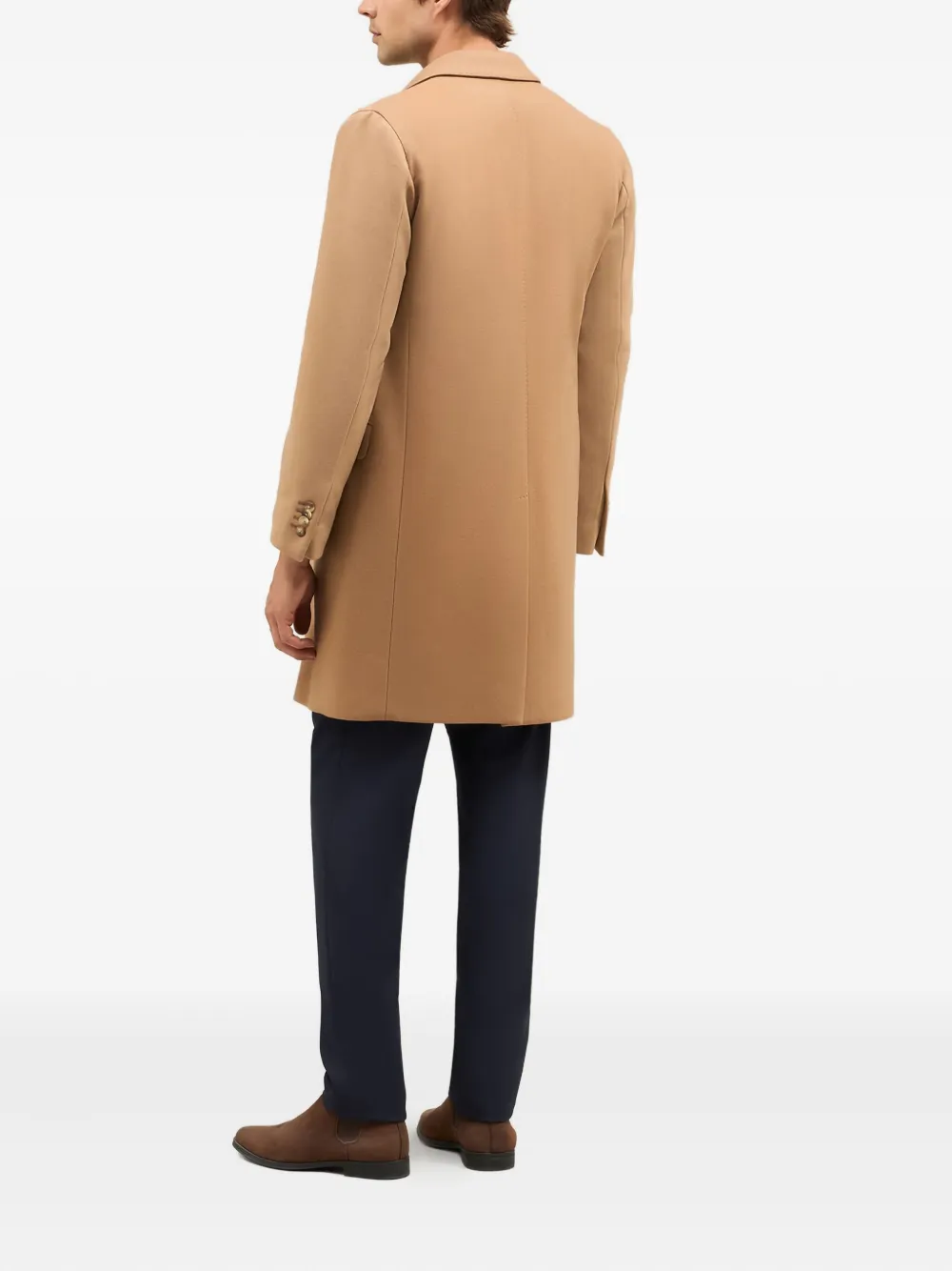 Boglioli Jas met dubbele rij knopen Bruin