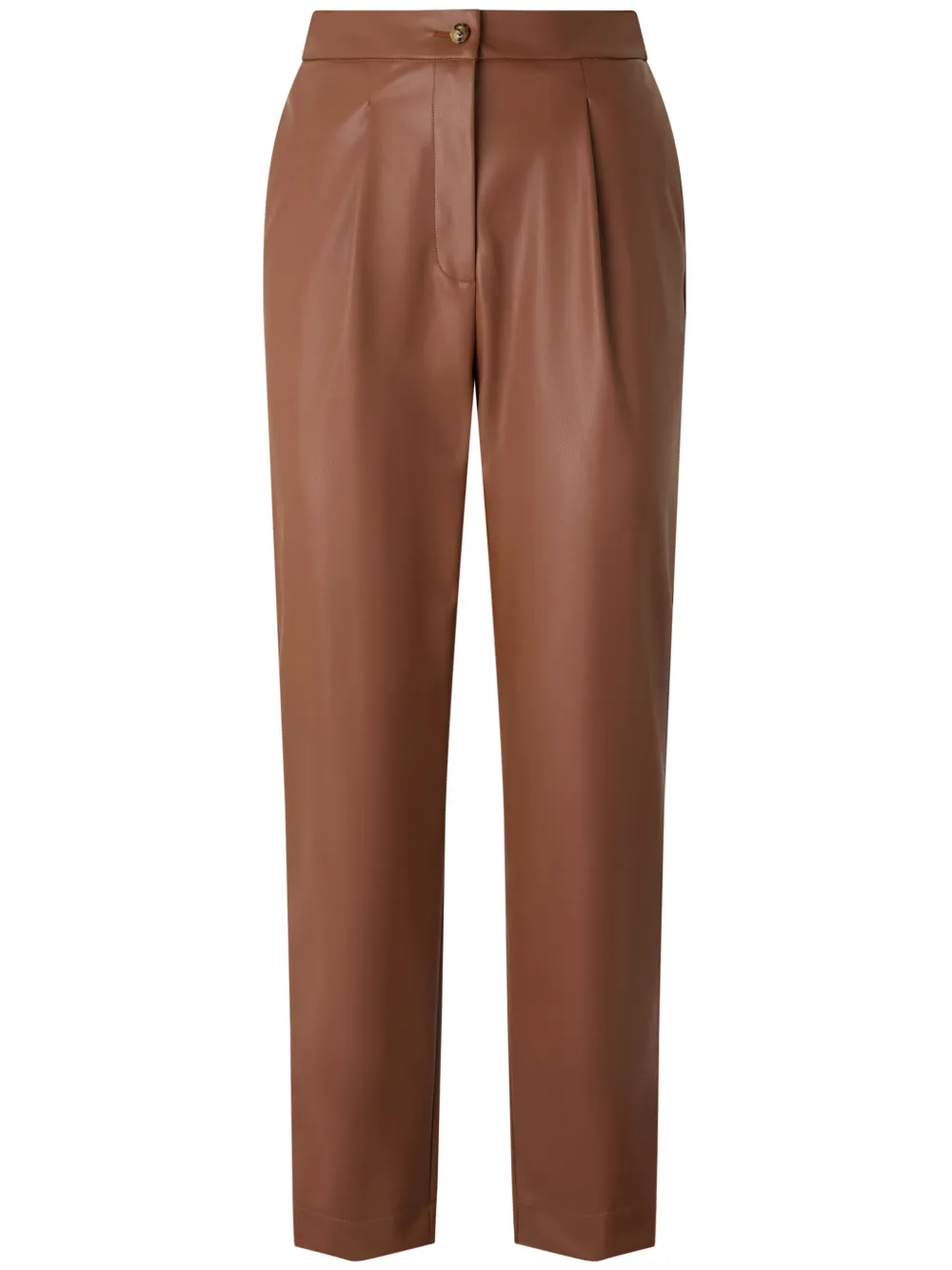 Shop Boglioli Tapered Trousers In Brown