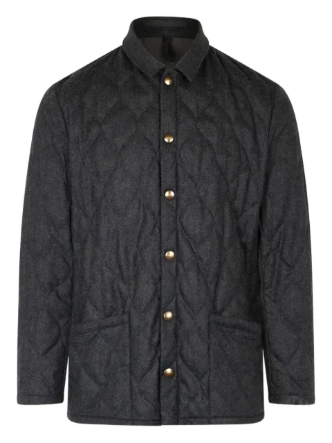Boglioli quilted diamond-pattern jacket