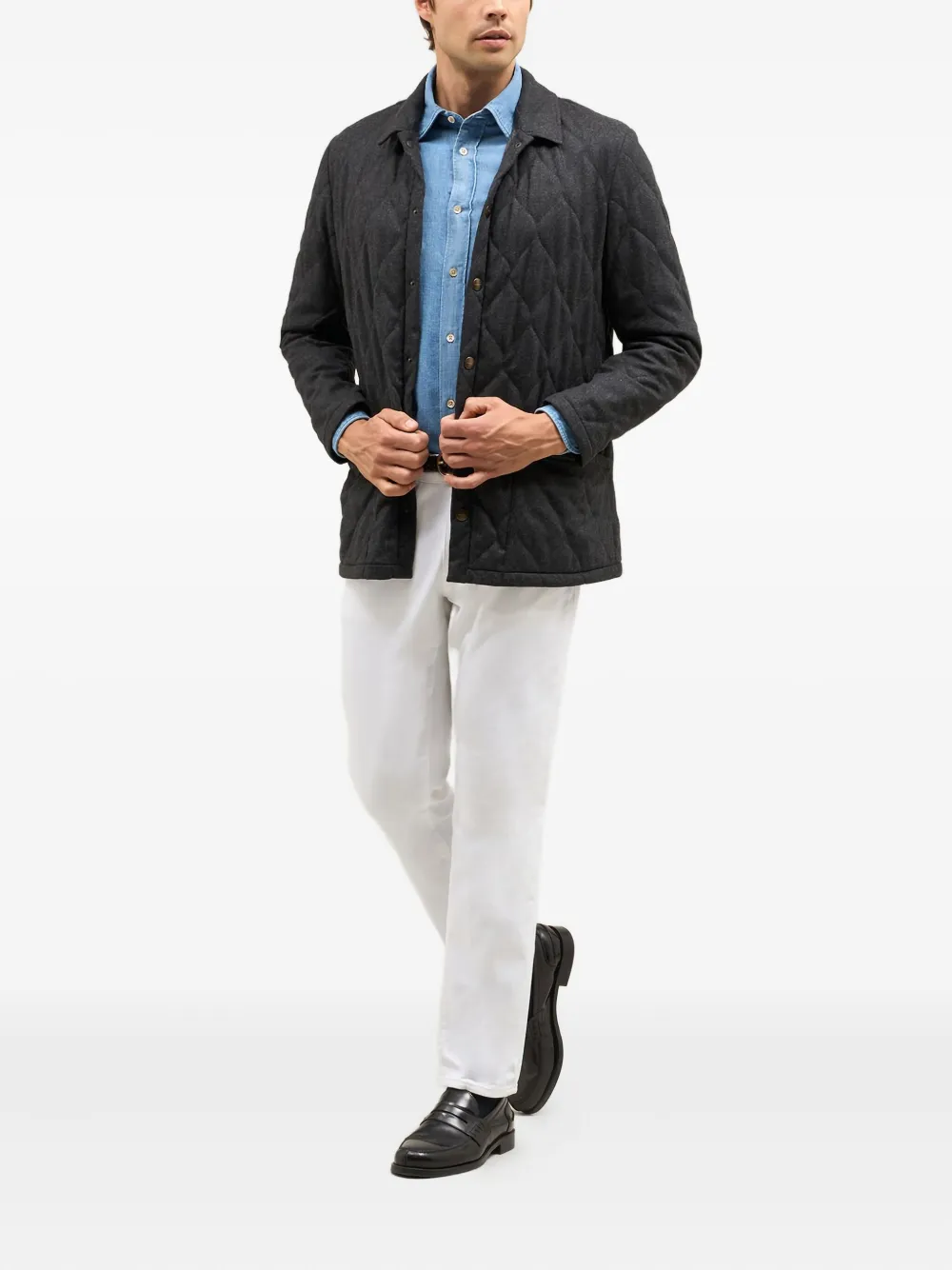 Boglioli quilted diamond-pattern jacket | Down Jackets | Image 2