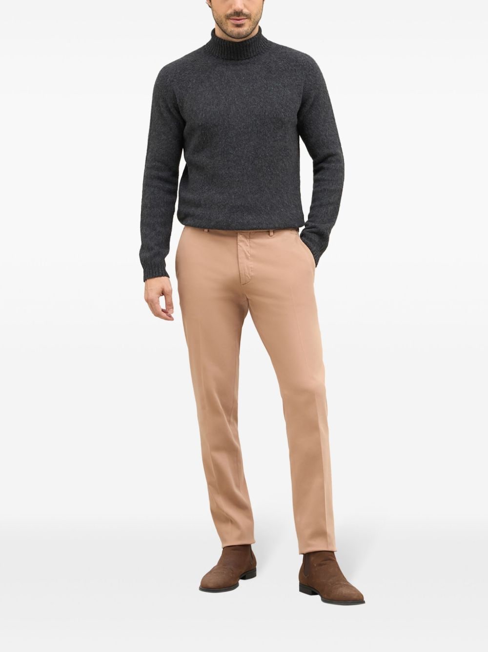 straight-leg chinos