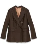 Boglioli Prince of Wales check blazer - Brown