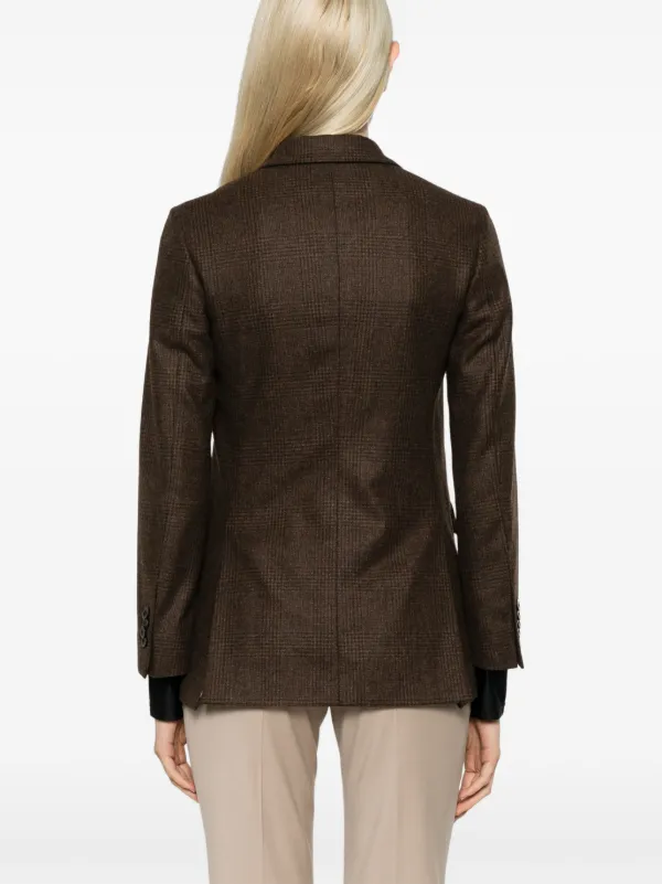 BOGLIOLI ビジネスジャケット チェック柄 ブラウン Boglioli チェック ジャケット | ブラウン | FARFETCH JP