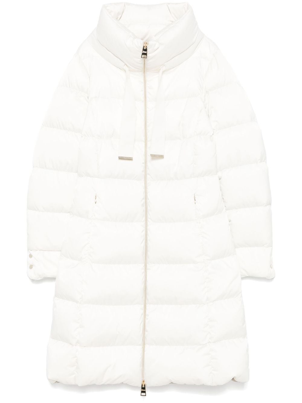 Shop Herno Quilted Parka In Weiss