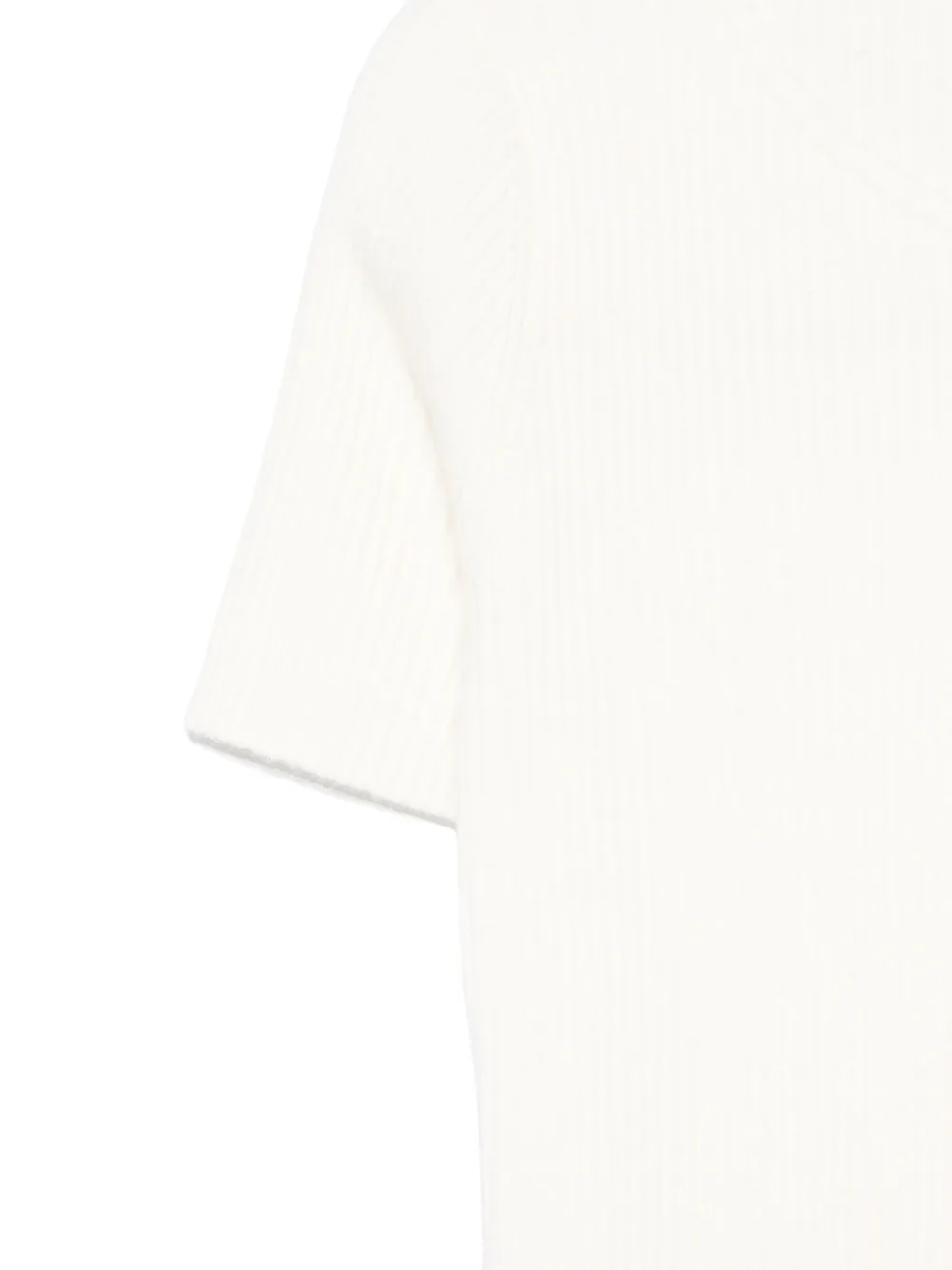Liu Jo Kids Ribgebreide jurk Wit