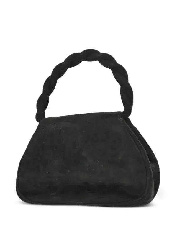 CHANEL 黒 スエード バッグ CHANEL Pre-Owned 1997 スエード ハンドバッグ | ブラック | FARFETCH JP
