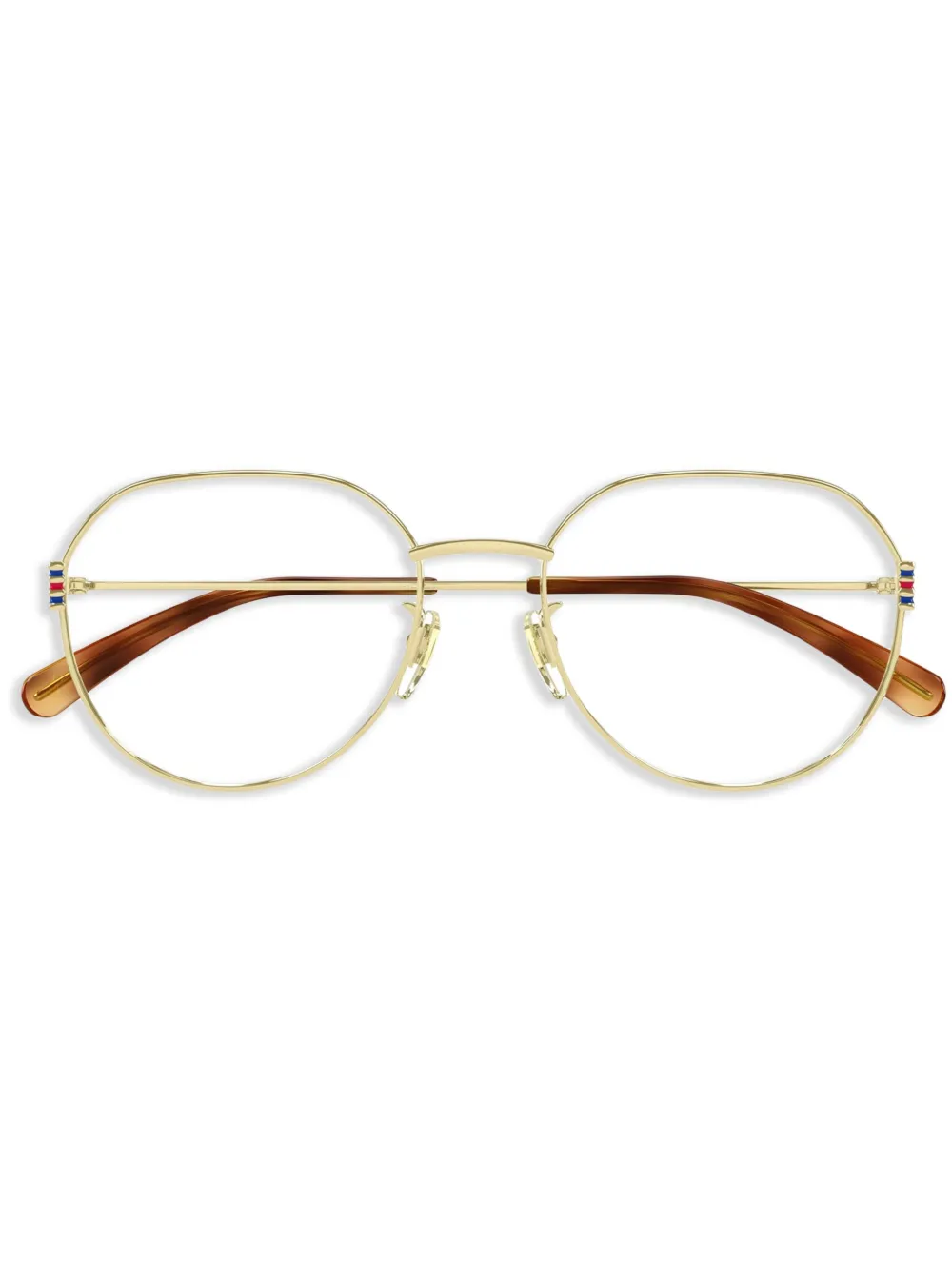 Gucci Eyewear lunettes de vue à monture géométrique | or | Image 1