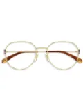 Gucci Eyewear geometric-frame glasses - Gold