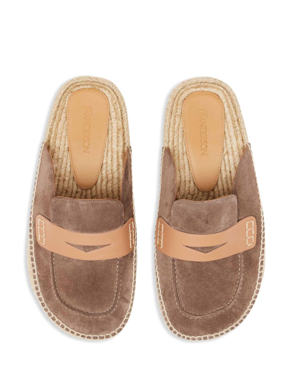 JW Anderson Suède espadrilles Bruin