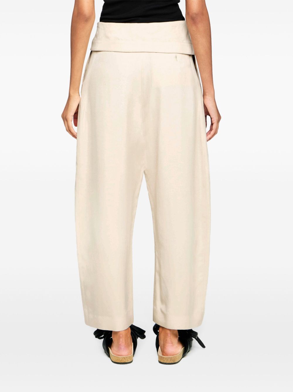 JW Anderson fold-over wide-leg trousers Women