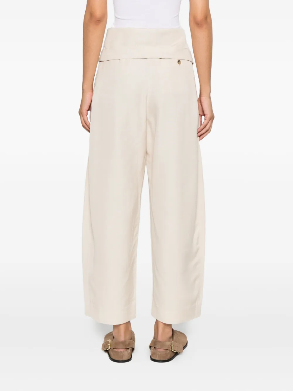 JW Anderson Broek met wijde pijpen Beige