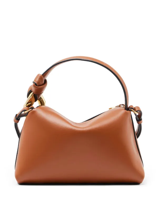 トートバッグ JW ANDERSON Brown Leather Small Jwa Corner Handbag SMALL JWA CORNER BAG - LEATHER CROSSBODY BAG – JW Anderson