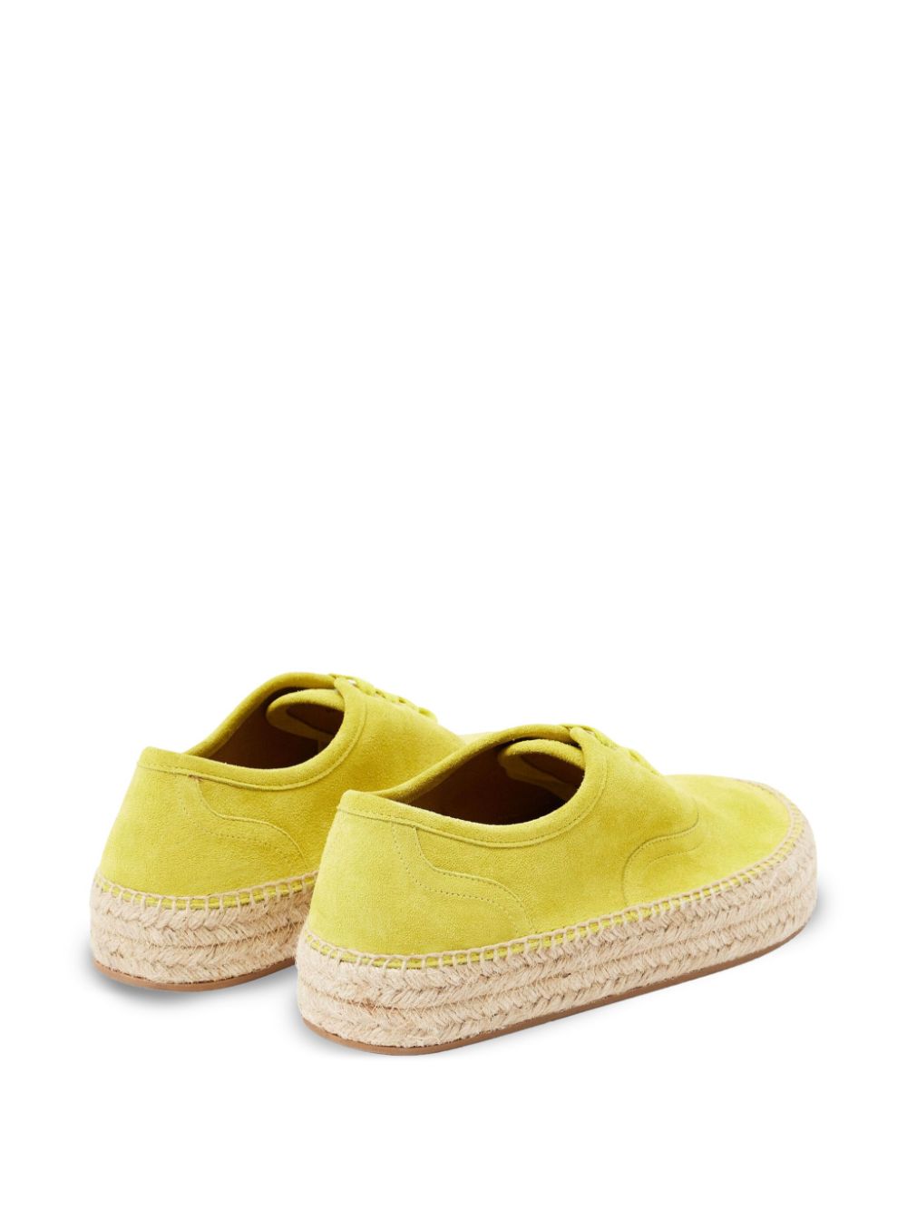 JW Anderson Espadrilles met plateauzool en veters Geel