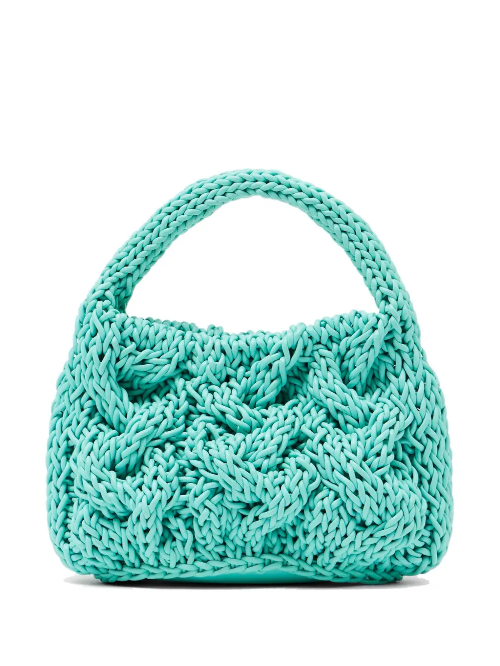 JW Anderson Kabelgebreide kleine tas Groen