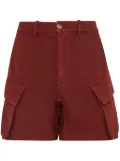 JW Anderson cargo twill shorts - Red