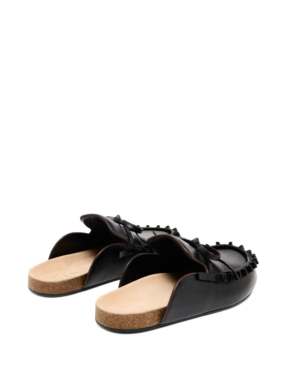 JW Anderson Fisherman leather platform sandals Black