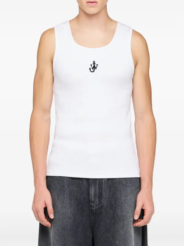 新品　jwanderson トップス　タンクトップ JW Anderson ロゴ タンクトップ | ホワイト | FARFETCH JP