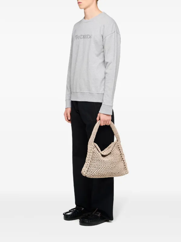 JW Anderson logo-embroidered Sweatshirt | Grey | FARFETCH
