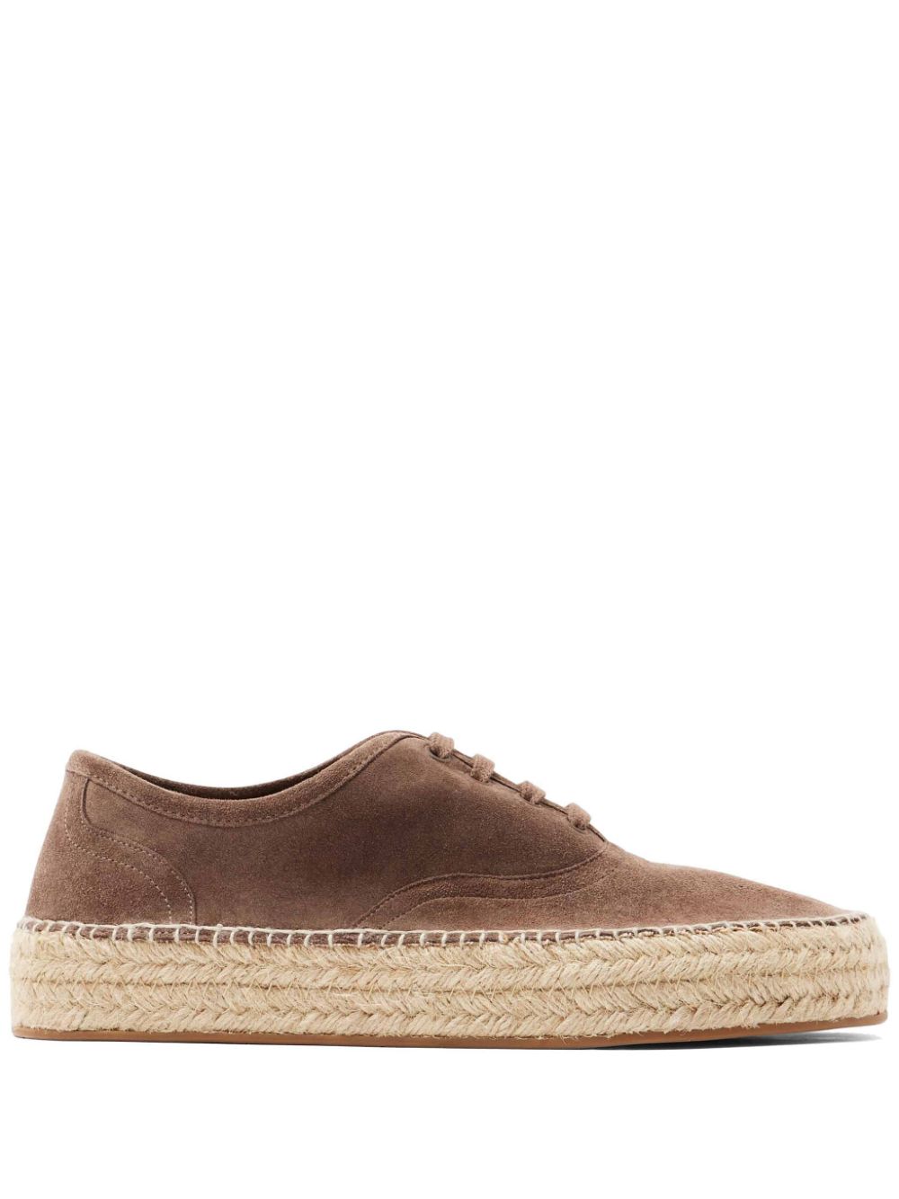 JW Anderson lace-up platform espadrilles Brown