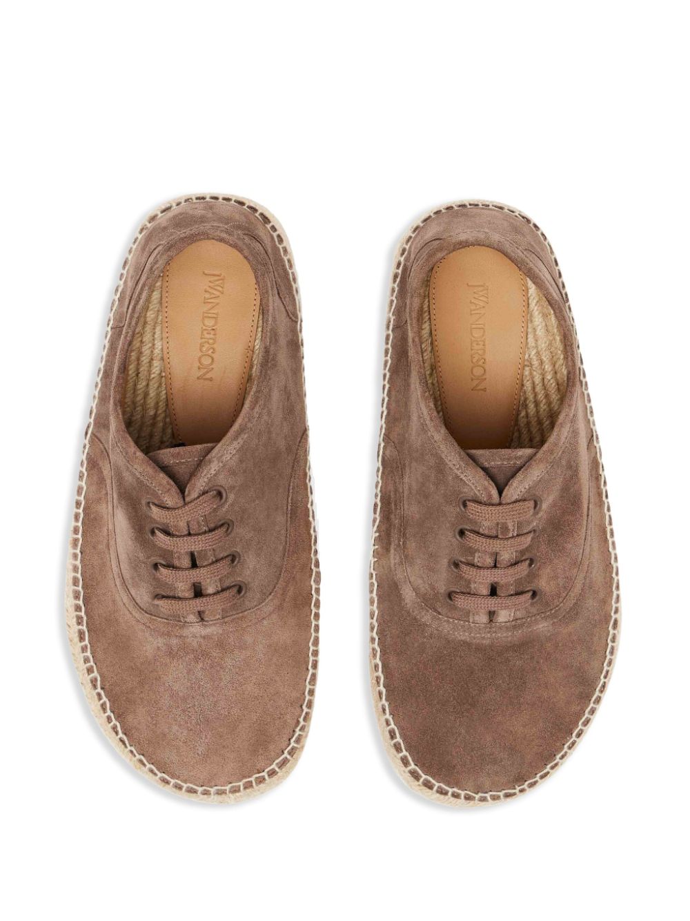 JW Anderson lace-up platform espadrilles Brown