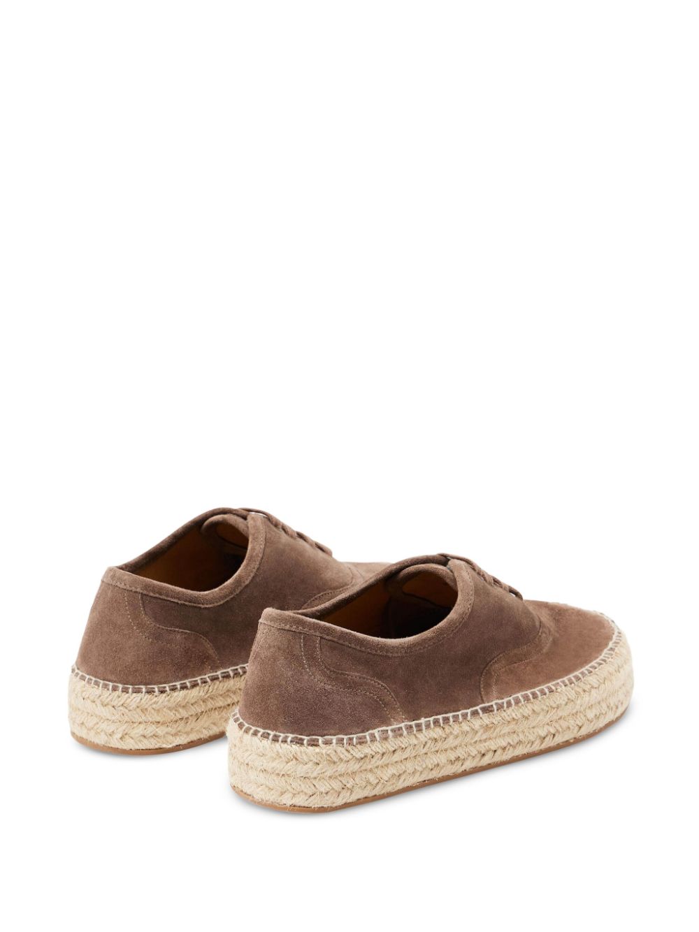 JW Anderson lace-up platform espadrilles Brown