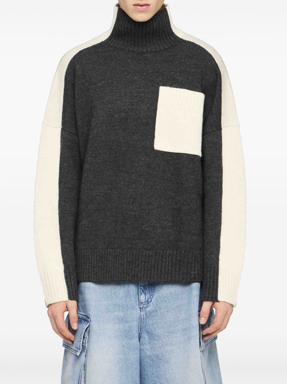 JW Anderson two-tone sweater Men