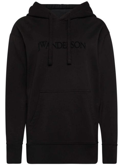 JW Anderson Classic logo-embroidered hoodie Women