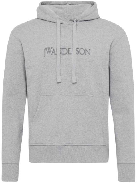 JW Anderson logo-embroidered hoodie Men