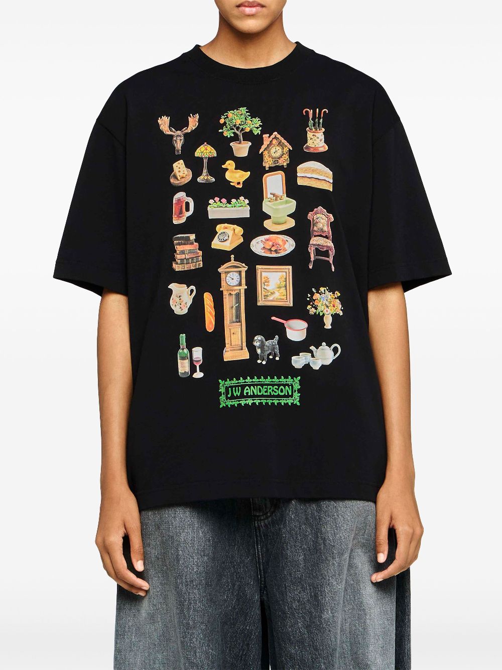 JW Anderson Diorama-print T-shirt Women