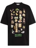 JW Anderson Diorama-print T-shirt - Black