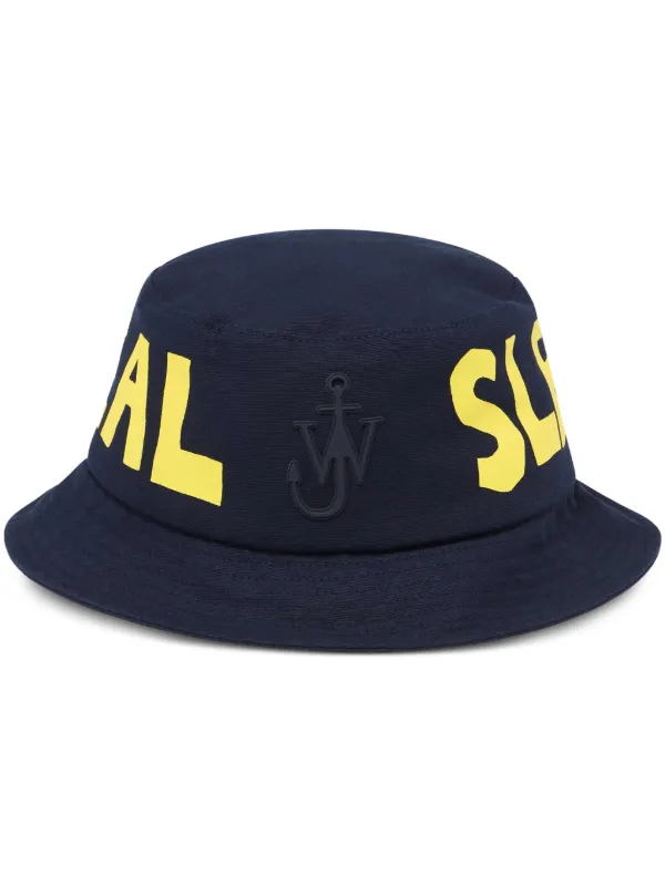 SALE！！JW ANDERSON バケットハット 関税・送料込 JW ANDERSON アシンメトリー バケットハット (J W