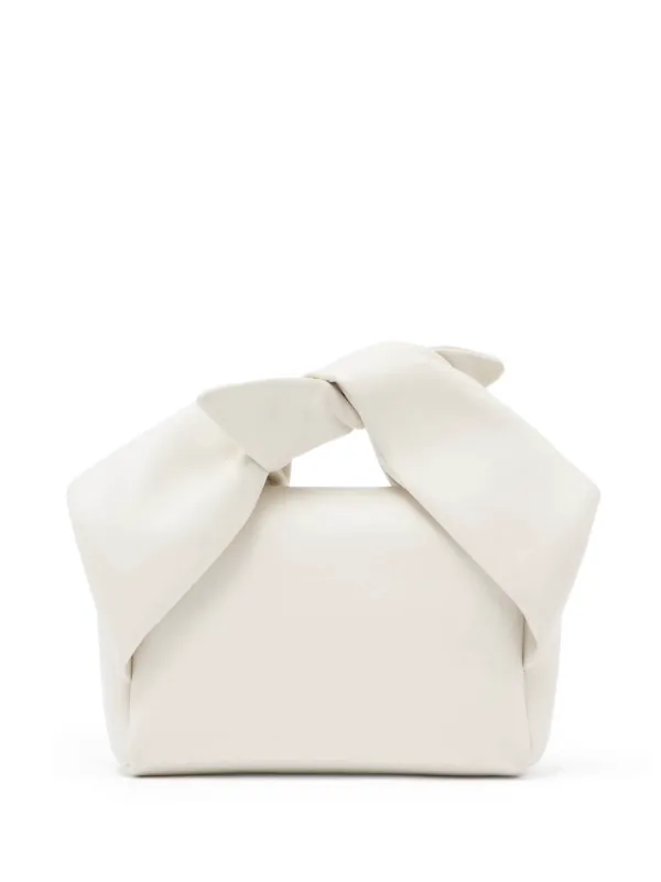 【関税&送料込】Jw Anderson Small Bow Twister Bag JW Anderson Small Bow Twister Bag | White | FARFETCH