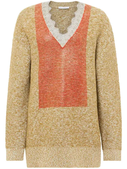 JW Anderson lace-trim jumper