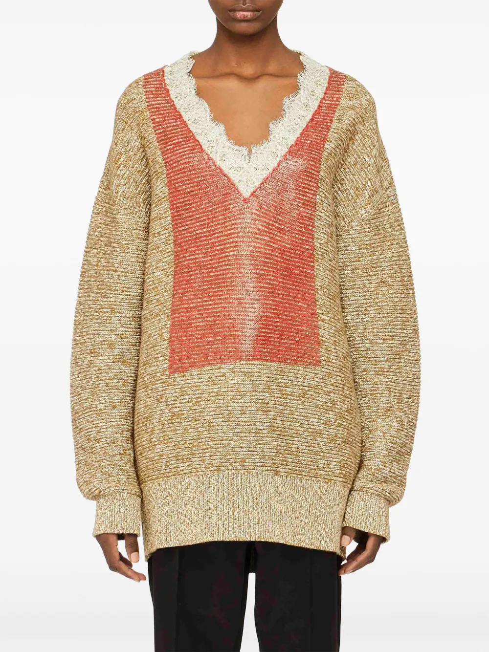 JW Anderson Trui met kant Goud