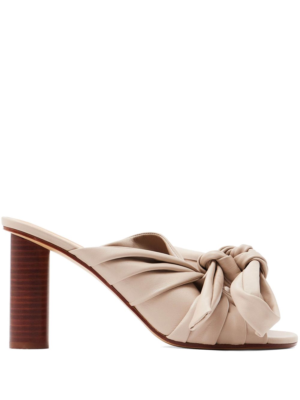 JW Anderson 95mm bow mules Neutrals