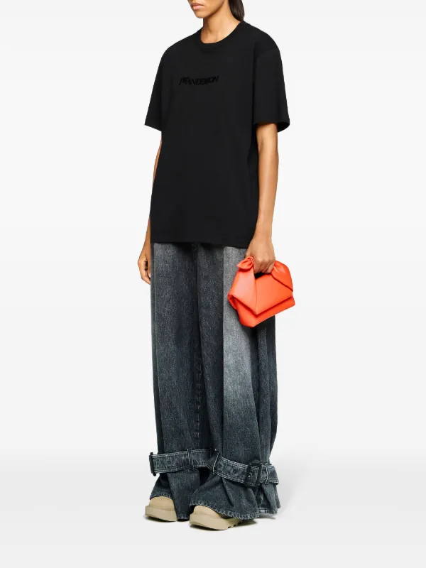 JW Anderson ロゴ Tシャツ | ブラック | FARFETCH JP