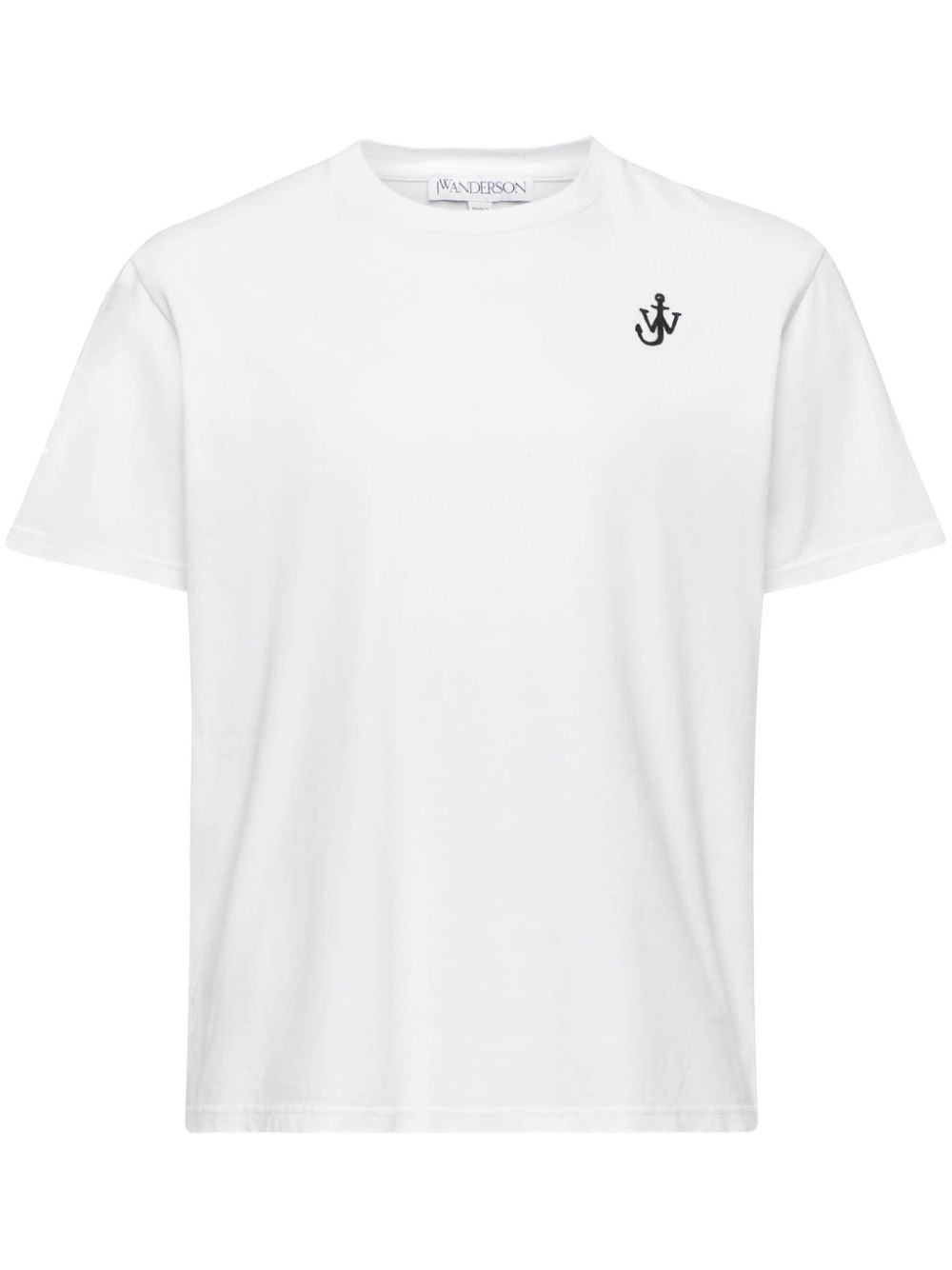 Anchor-embroidered T-shirt