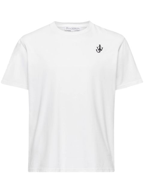 JW Anderson Anchor-embroidered T-shirt Men