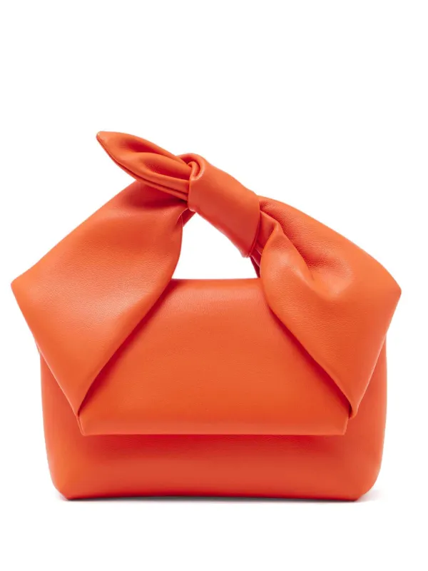 JW Anderson ツイスター ハンドバッグ S | オレンジ | FARFETCH JP