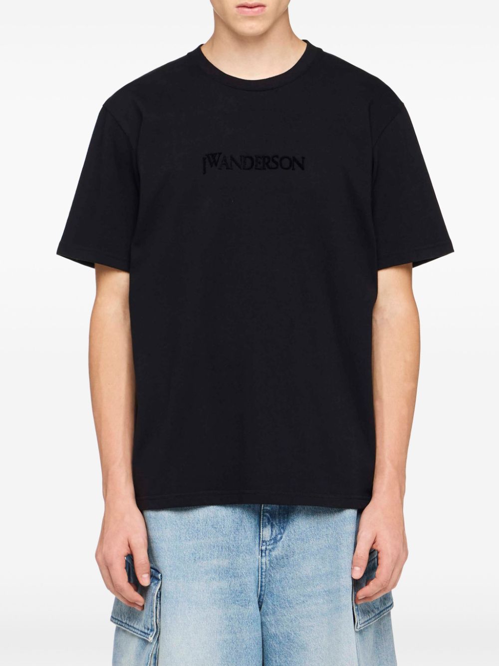 JW Anderson logo-embroidered T-shirt Men