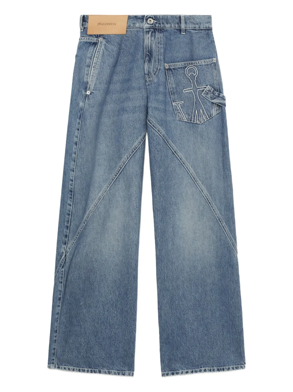 JW Anderson vaqueros worker rectos | azul | Image 1