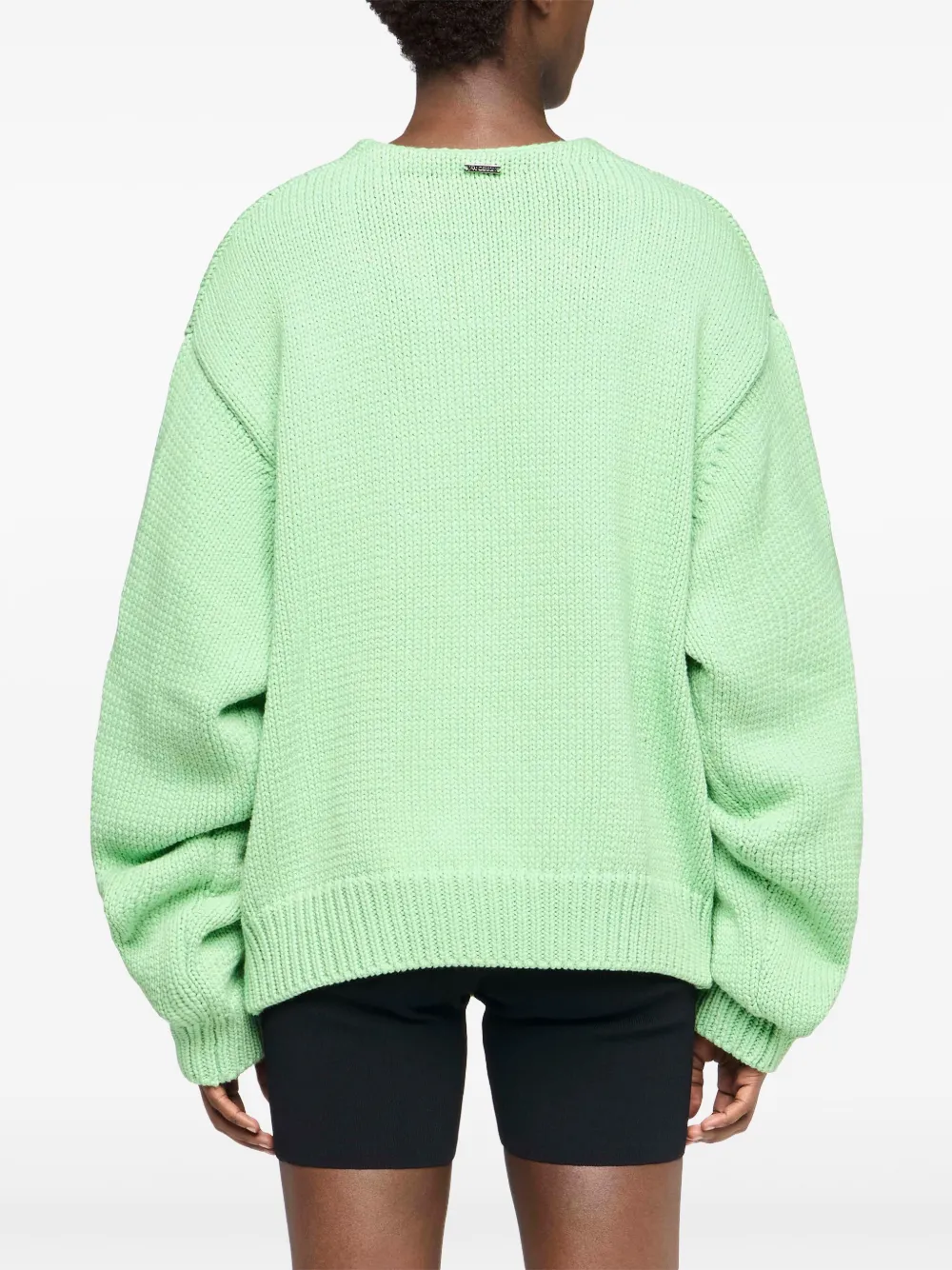 JW Anderson House intarsia trui Groen