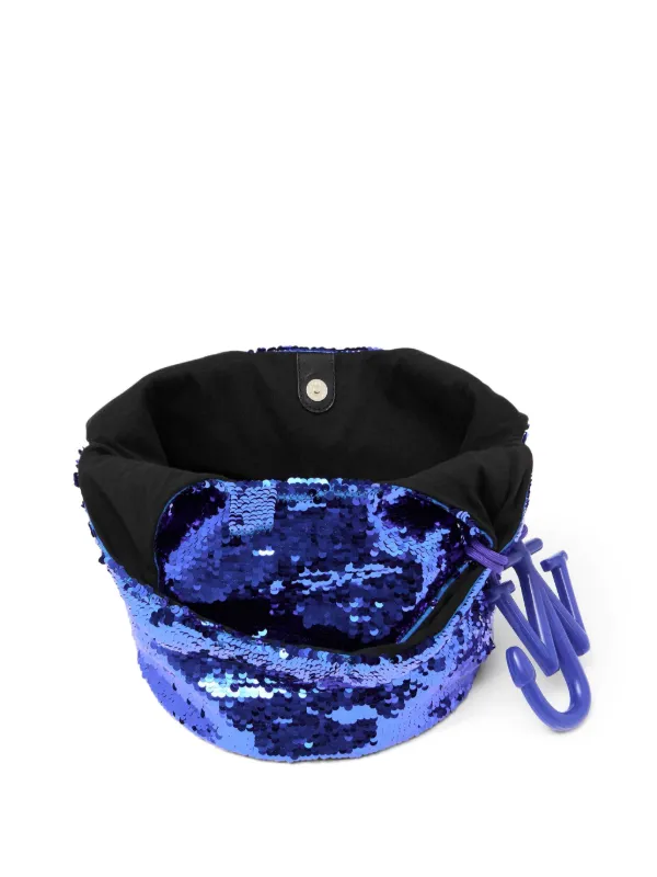 JW Anderson Mini Sequin Shopper Bag | Blue | FARFETCH