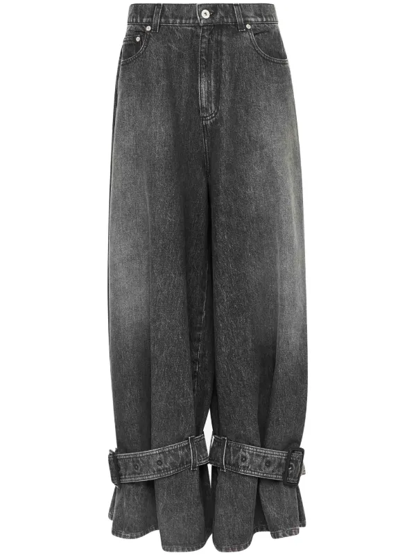 【関税込み】JW Anderson グレー Buckled Cuff ジーンズ 25759884_56537484_600.jpg