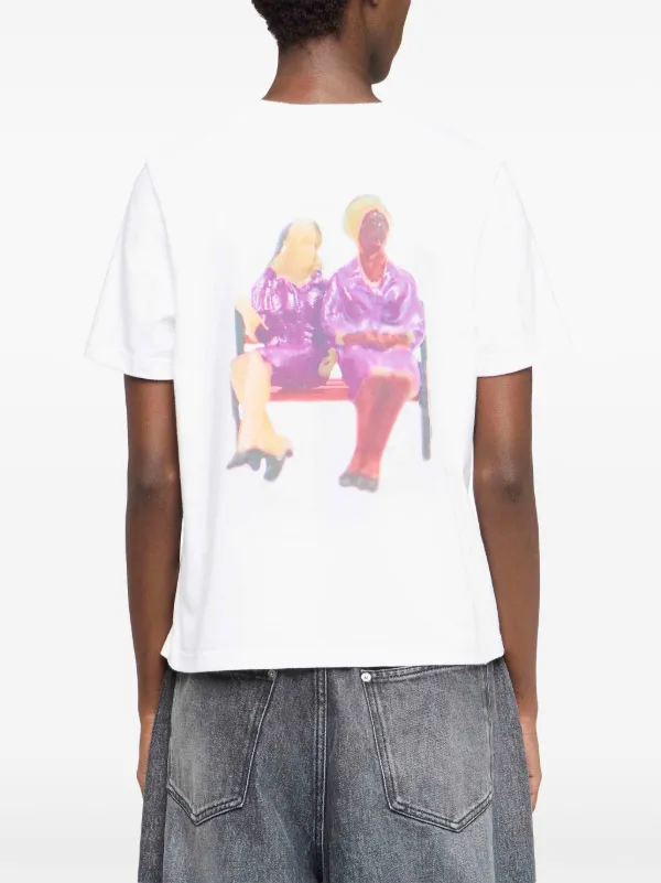 JW Anderson プリント Tシャツ | ホワイト | FARFETCH JP