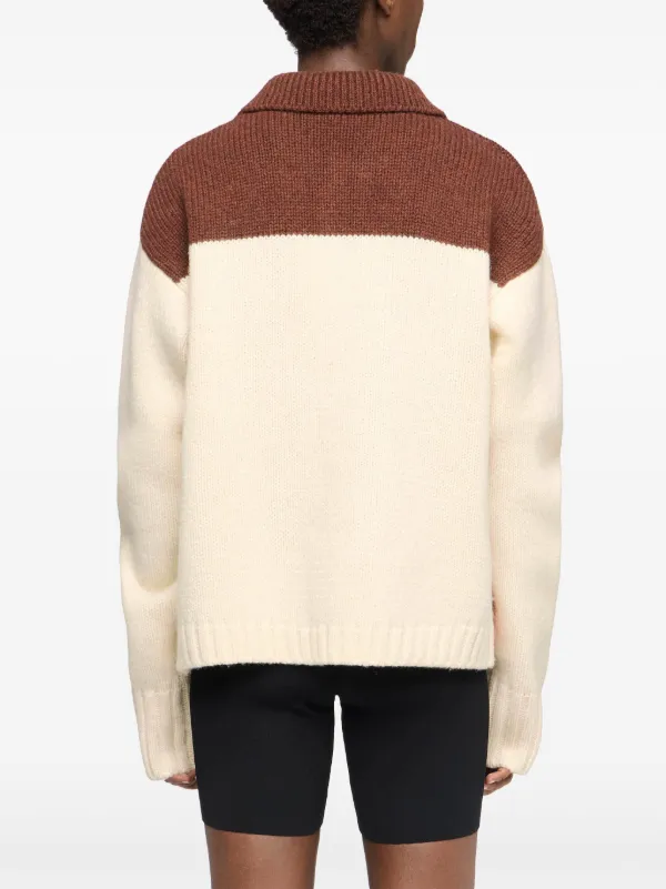JW ANDERSON ニットバゲットバッグ　シルバーグレー JW Anderson House プルオーバー | ニュートラル | FARFETCH JP